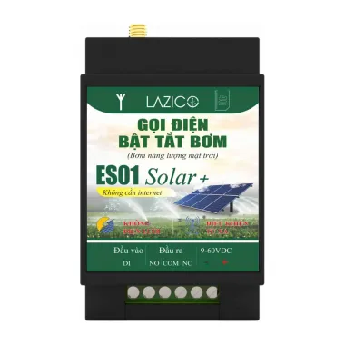 ES01 Solar+ – Bộ bật tắt bơm năng lượng mặt trời và báo lỗi biến tần qua SIM