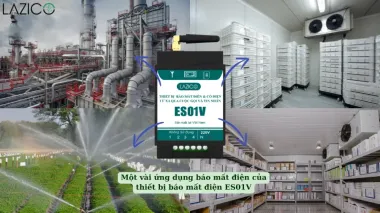 ES01V – Bộ cảnh báo mất điện 1 pha 220V qua cuộc gọi và tin nhắn SIM