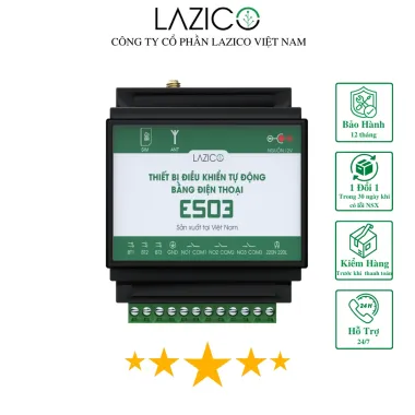 ES03 – Bộ điều khiển 3 đầu ra qua SIM, bật tắt bằng SMS, cuộc gọi