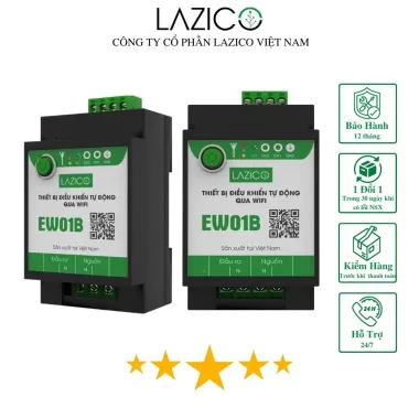 EW01B – Bộ điều khiển từ xa qua WiFi 1 kênh, công suất 1500W, giám sát cảnh báo sự cố