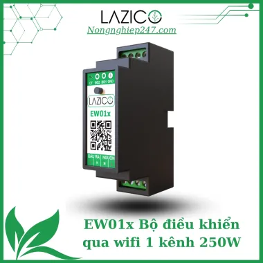 EW01x – Bộ điều khiển từ xa qua WiFi 1 kênh, tích hợp đầu dò cảnh báo sự cố