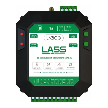LA5S - Bộ điều khiển 4G 5 ngõ ra, giám sát và cảnh báo qua SIM