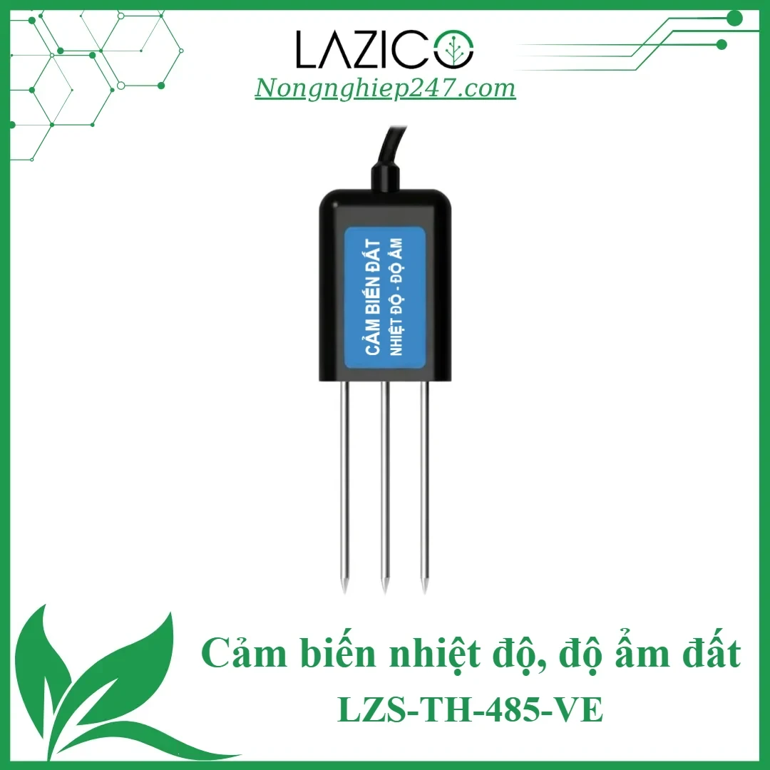 LZS-TH-485-VE – Cảm biến nhiệt độ, độ ẩm đất, RS485 Modbus
