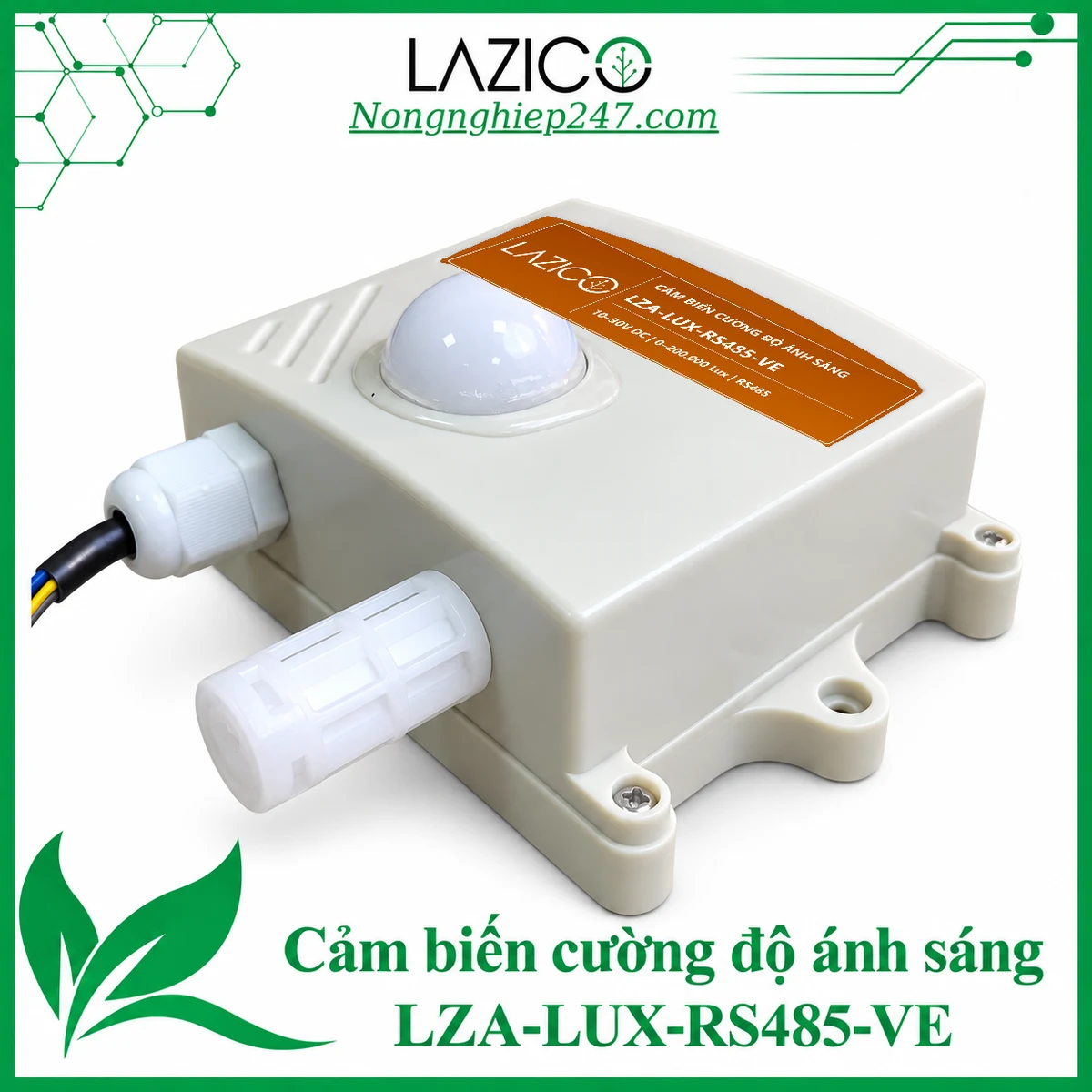 Cảm biến cường độ ánh sáng LZA-LUX-RS485-VE