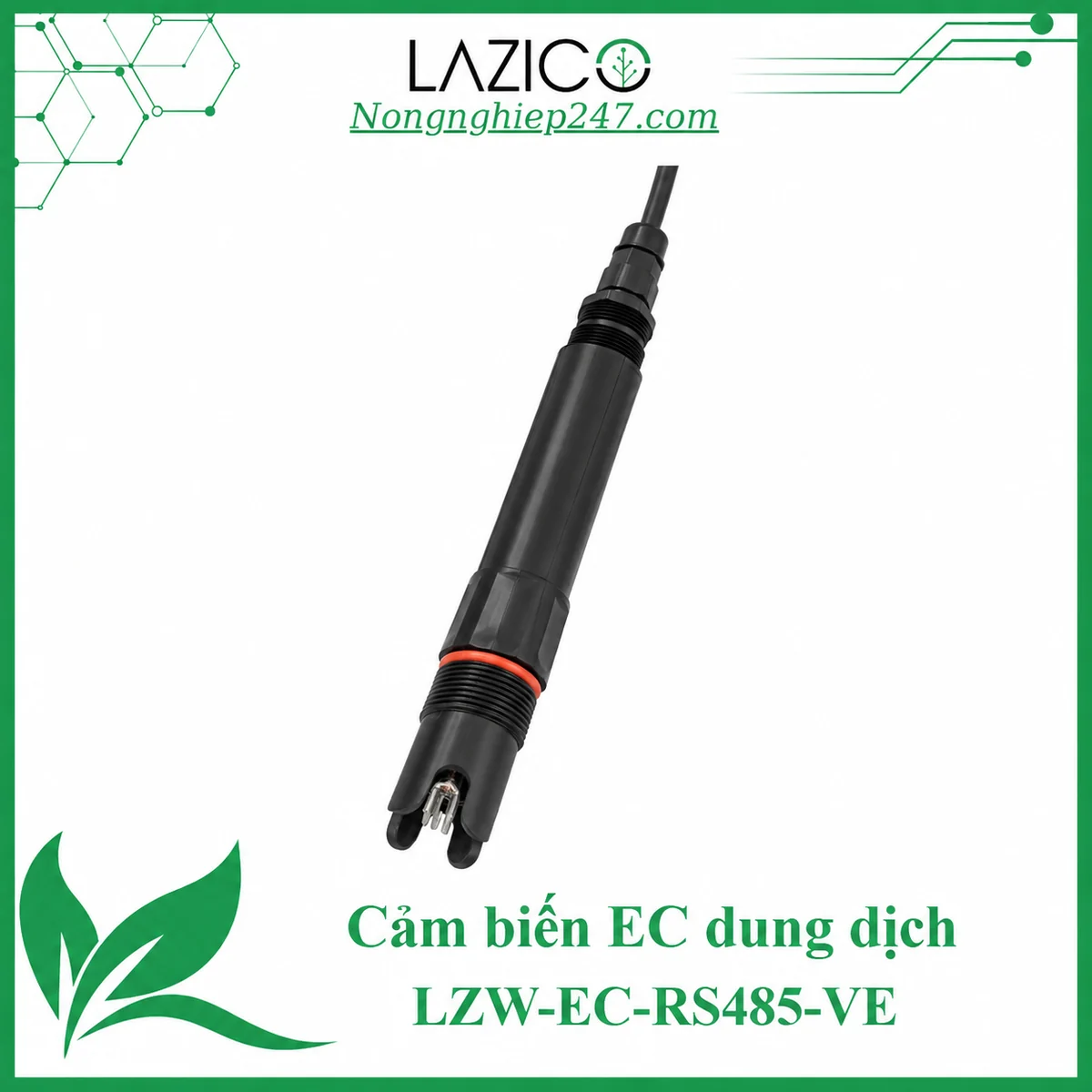 Cảm biến EC dung dịch LZW-EC-RS485-VE – RS485 Modbus