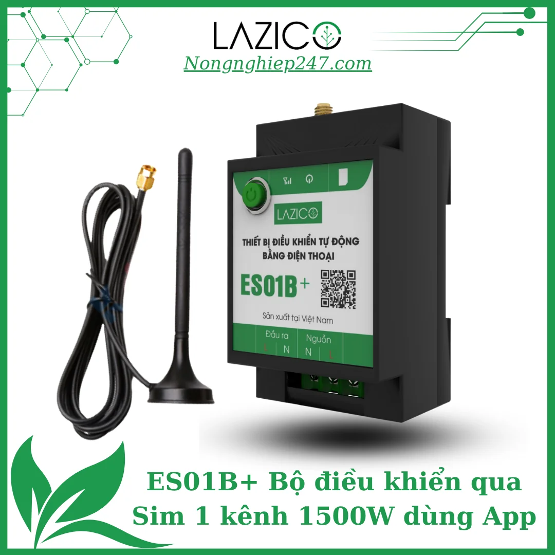 ES01B+ – Bộ điều khiển thiết bị điện từ xa qua App, công suất 1500W
