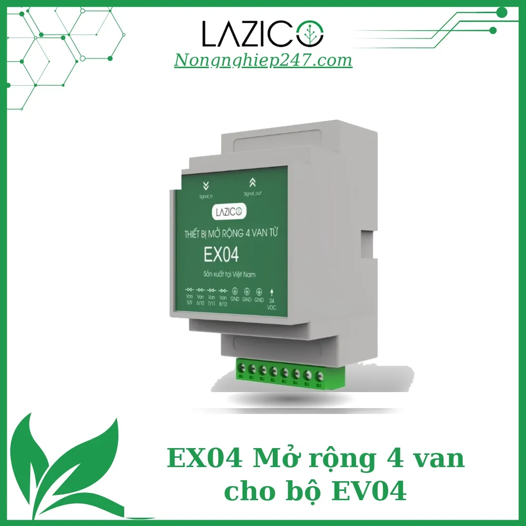 EX04 – Bộ mở rộng 4 van điện từ 24VDC cho EV04